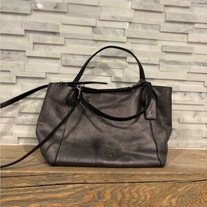 Coach Edie Gunmetal Purse